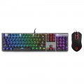 Motospeed Комплект (клавиатура, мышь) Motospeed CK888 Outemu Red Silver/Black (mtck888mr)