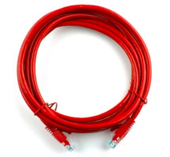 Ritar Патч-корд 15м, RJ-45, Cat.5e, CU, мідь, червоний Ritar (PCR-CU/15Rd / 04298)