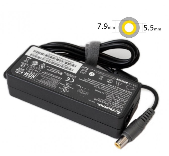 Lenovo_ Блок живлення для ноутбука Lenovo 20V 4.5A 90W 7.9х5.5мм (AD107002) bulk
