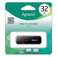 USB флеш накопичувач Apacer 32GB AH333 black USB 2.0 (AP32GAH333B-1)