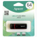 Apacer USB флеш накопичувач Apacer 64GB AH333 black USB 2.0 (AP64GAH333B-1)