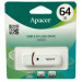 Apacer USB флеш накопичувач Apacer 64GB AH333 white USB 2.0 (AP64GAH333W-1)