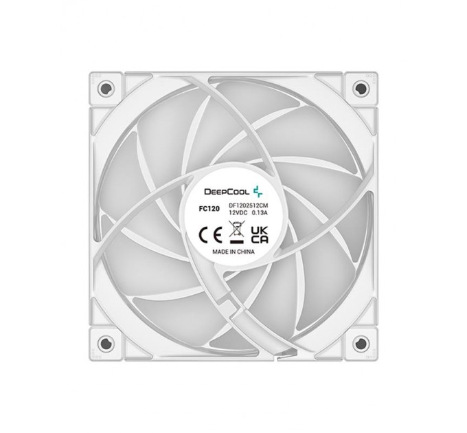 Deepcool Вентилятор DeepCool FC120 3 IN 1 White, 120x120x25мм, 4pin, белый