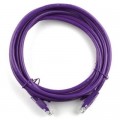 Ritar Патч-корд 1м, RJ-45, Cat.5e, CU, мідь, фіолетовий Ritar (PCR-CU/1Pe / 04269)