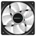 Deepcool Вентилятор DeepCool RF120B, 120х120х25 мм, 3-pin, 4-pin, черный с белым