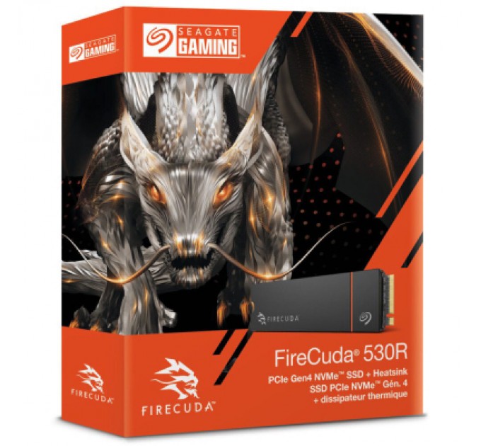 Seagate Накопичувач SSD M.2 2280 1TB FireCuda 530R with Heatsink Seagate (ZP1000GM3A073)