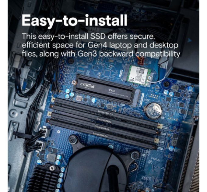 Micron Накопичувач SSD M.2 2280 2TB P310 with heatsink Micron (CT2000P310SSD5)