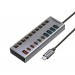 Promate Концентратор USB Type-C Promate Gegahub-5G 10 in 1 Grey (gegahub-5g)