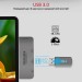 Promate Концентратор USB Type-C Promate PadHub-Pro 4 in 1 Grey (padhub-pro.grey)