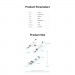 Vention Підставка до ноутбука Vention Laptop X-type Stand White ABS 83-170мм (KDNW0)