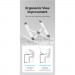 Vention Підставка до ноутбука Vention Laptop X-type Stand White ABS 83-170мм (KDNW0)