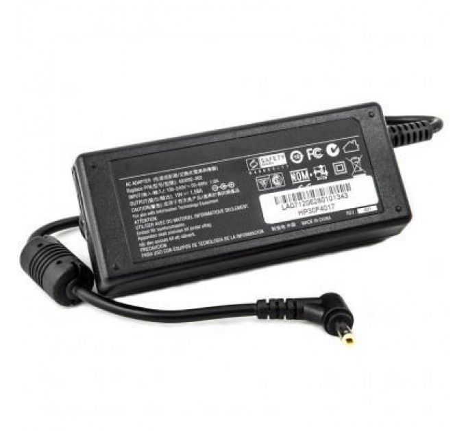 PowerPlant Блок живлення до ноутбуку PowerPlant HP 220V, 30W, 19V, 1.58A (4.0*1.7mm) (HP30F4017)
