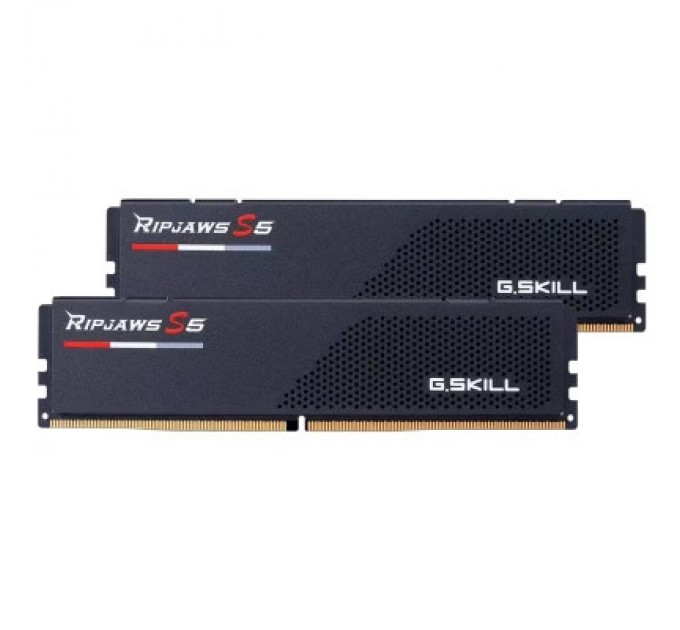 G.Skill Модуль пам'яті для комп'ютера DDR5 48GB (2x24GB) 6000 MHz Ripjaws S5 G.Skill (F5-6400J3239F48GX2-RS5K)