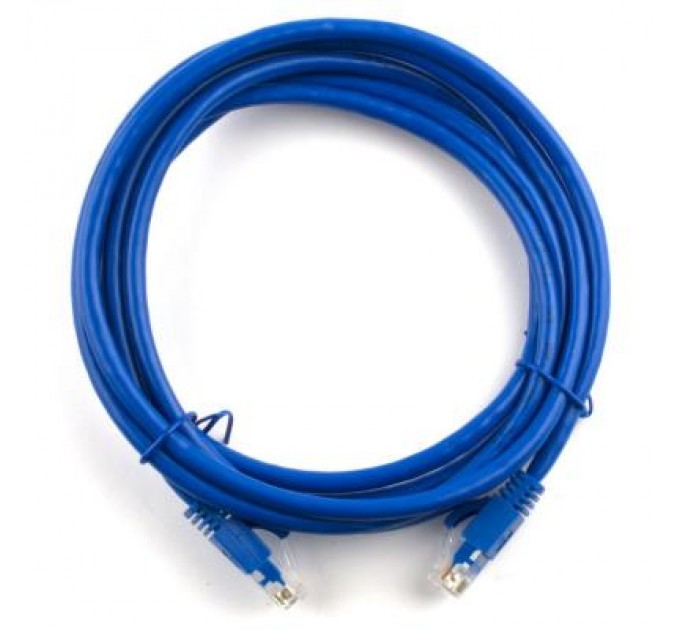 Ritar Патч-корд 30м, RJ-45, Cat.5e, CU, мідь, синій Ritar (PCR-CU/30Be / 01138)