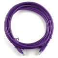 Ritar Патч-корд 3м, RJ-45, Cat.5e, CU, мідь, фіолетовий Ritar (PCR-CU/3Pe / 04279)