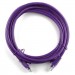 Ritar Патч-корд 5м, RJ-45, Cat.5e, CU, мідь, фіолетовий Ritar (PCR-CU/5Pe / 04283)