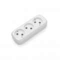 Electrum Розетковий блок Electrum 3 гнізда C-SM-1776