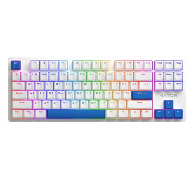 Hator Набір кейкапів Hator PBT Keycaps Autograph Edition Navy Blue (HTS-714)