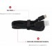 Motospeed Тримач для кабеля Motospeed Q20 Black (mtq20)
