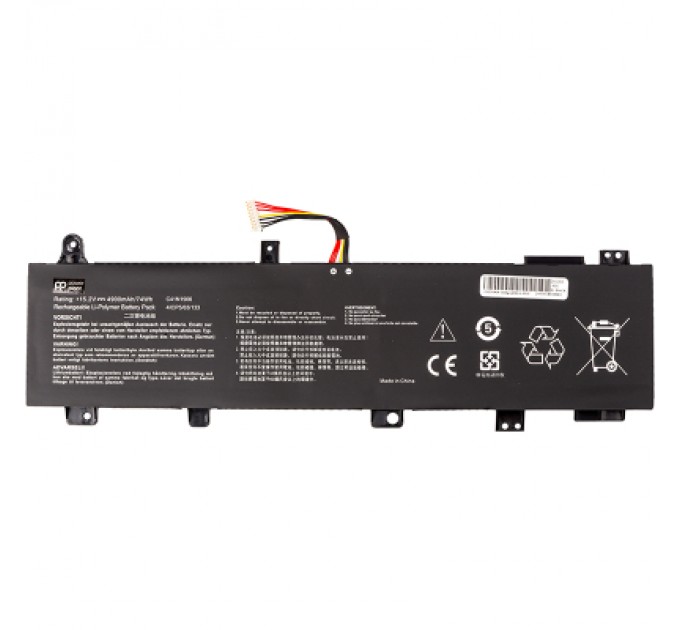 PowerPlant Акумулятор до ноутбука ASUS TUF Gaming F15 FX506 (C41N1906) 15.2V 4900mAh PowerPlant (NB432103)