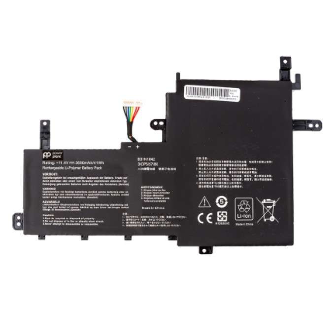 PowerPlant Акумулятор до ноутбука ASUS VivoBook S15 (B31N1842) 11.4V 3600mAh PowerPlant (NB431977)