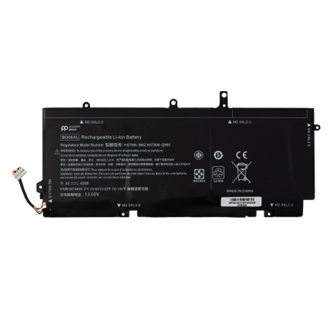PowerPlant Акумулятор до ноутбука HP Folio1040 G3 (BG06XL) 11.4V 45Wh PowerPlant (NB462322)