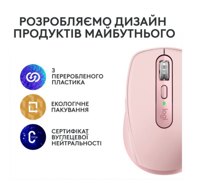 Logitech Миша бездротова Logitech MX Anywhere 3S Rose (910-006931)