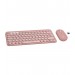Logitech Комплект (клавіатура, миша) бездротовий Logitech Pebble 2 Combo Rose (920-012241)