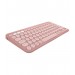 Logitech Комплект (клавіатура, миша) бездротовий Logitech Pebble 2 Combo Rose (920-012241)