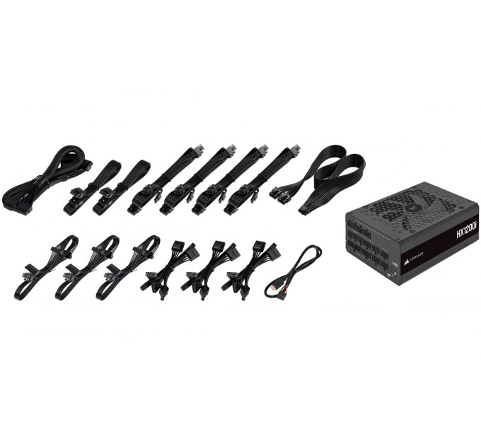 Corsair Блок живлення Corsair HX1200i PCIE5 (CP-9020281-EU) 1200W