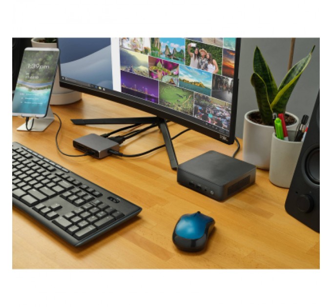 ASUS Комп'ютер ASUS NUC 13 Pro RNUC13ANHI700002I Tall Kit(L6) / i7-1360P, 22x80 NVMe; 22x42 SATA/2.5'' SATA slot, EU (90AR00C1-M000K0)