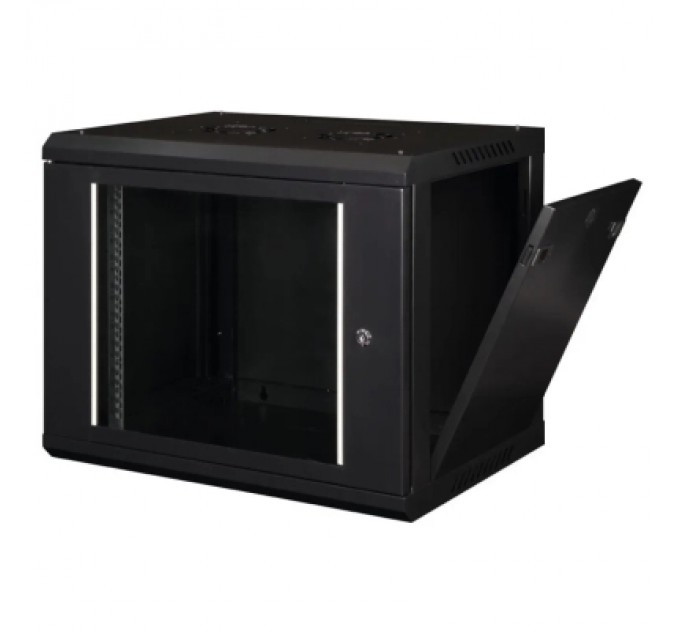 Hypernet Шафа настінна Hypernet 12U 19" 600x450 ProLine (PL-WMNC-12U-BLACK)