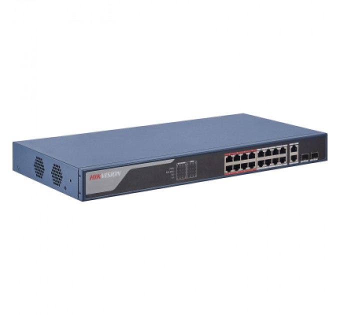 Hikvision Комутатор мережевий Hikvision DS-3E1318P-EI(B)