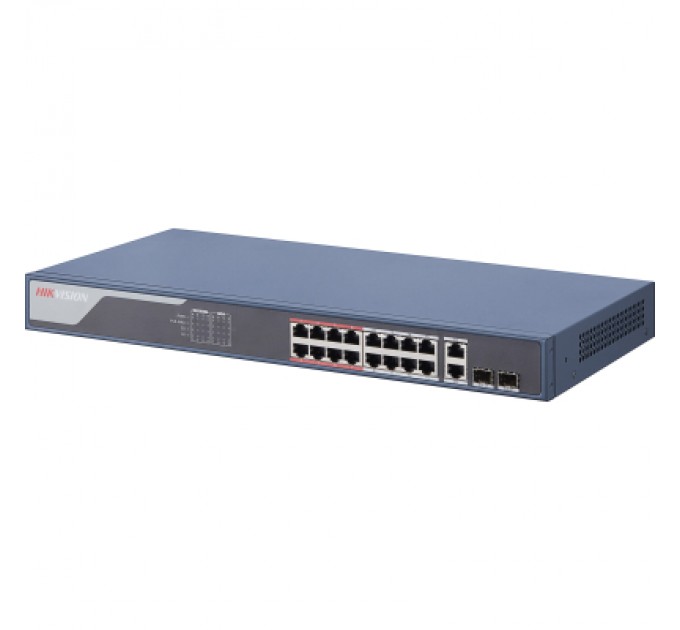 Hikvision Комутатор мережевий Hikvision DS-3E1318P-EI(B)