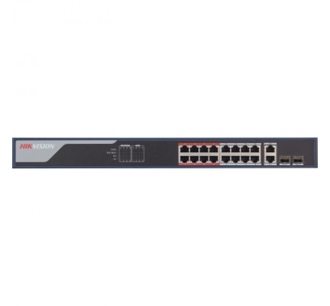Hikvision Комутатор мережевий Hikvision DS-3E1318P-EI(B)