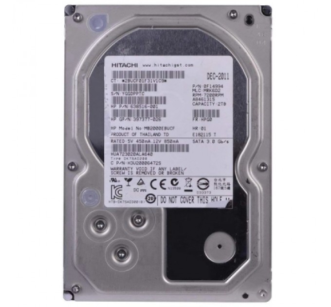 WDC Hitachi HGST Жорсткий диск 3.5" 3TB WDC Hitachi HGST (# HUA723030ALA640 #)