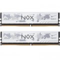 Apacer Модуль пам'яті для комп'ютера DDR5 32GB (2x16GB) 5200 MHz NOX White Apacer (AH5U32G52C522MWAA-2)