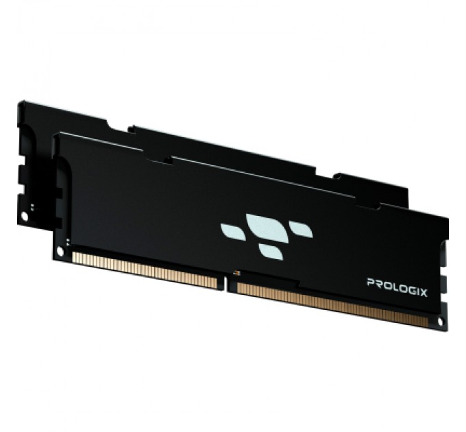Prologix Модуль пам'яті для комп'ютера DDR5 32GB (2x16GB) 6000 MHz Black Prologix (PRO32GB6000B5K)