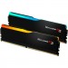 G.Skill Модуль пам'яті для комп'ютера DDR5 32GB (2x16GB) 5200 MHz Ripjaws M5 RGB Matte Black G.Skill (F5-5200J4040A16GX2-RM5RK)