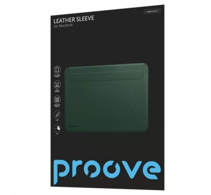 Proove Чохол до ноутбука Proove 15,4/16,2 MacBook Leather Sleeve brown (PCLSMB161615)