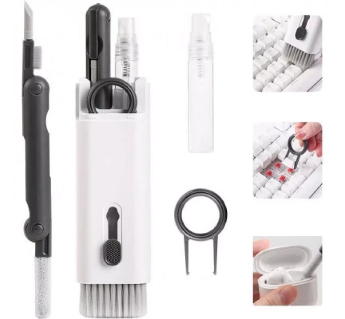 PRC Універсальний чистячий набір PRC Multifunctional Cleaning Brush Q6E 7in1 (42352)
