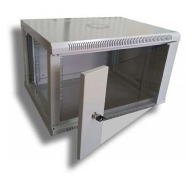 Hypernet Шафа настінна Hypernet 6U 19" 600x500 (WMNC-500-6U-FLAT)