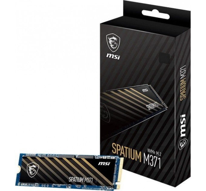 MSI Накопичувач SSD 1TB MSI Spatium M371 M.2 2280 PCIe 3.0 x4 NVMe 3D NAND TLC (S78-440L870-P83)_акція