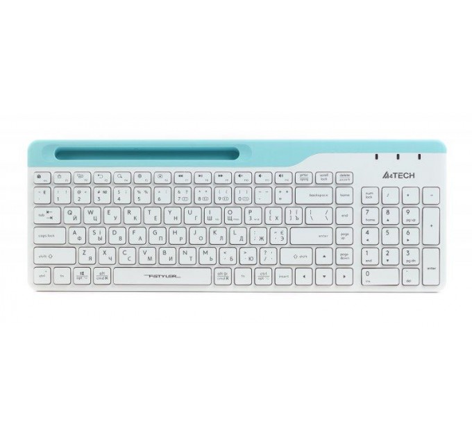 A4Tech Клавіатура бездротова A4Tech Fstyler FBK25 White
