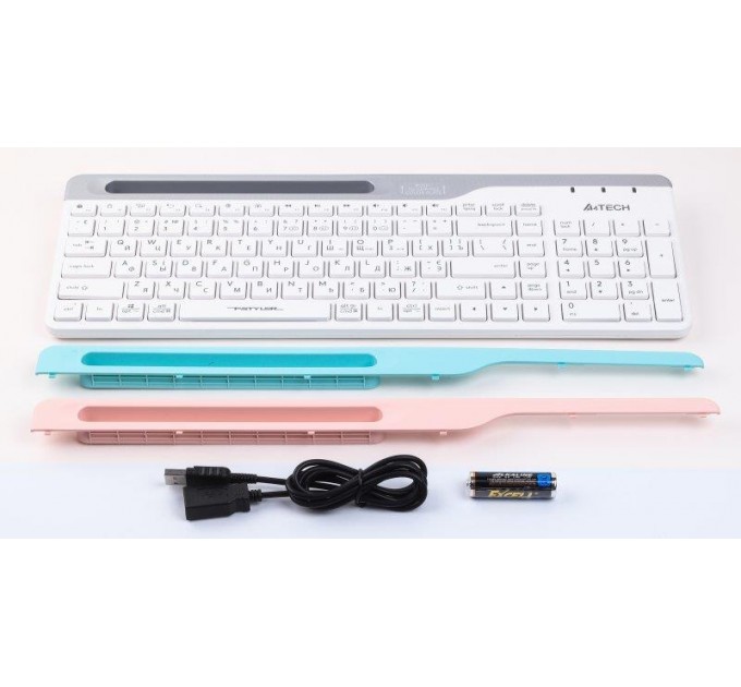 A4Tech Клавіатура бездротова A4Tech Fstyler FBK25 White