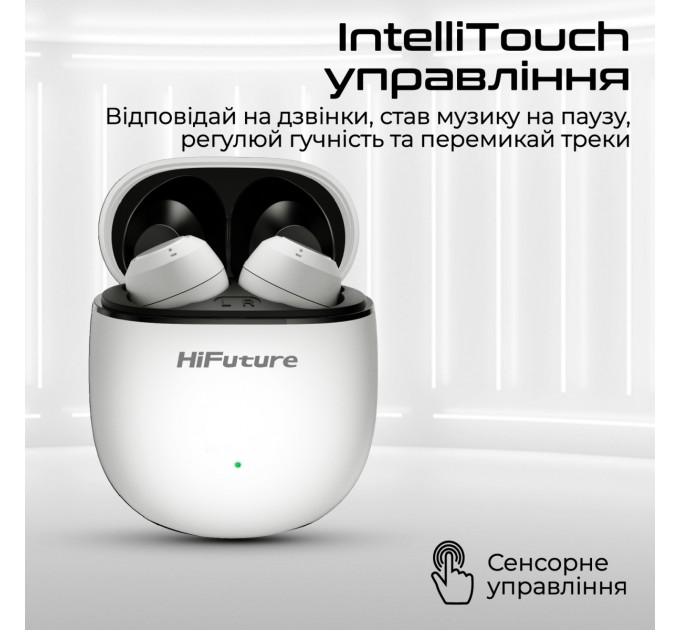 HIFuture Bluetooth-гарнітура HiFuture OlymBuds3 White (olymbuds3.white)