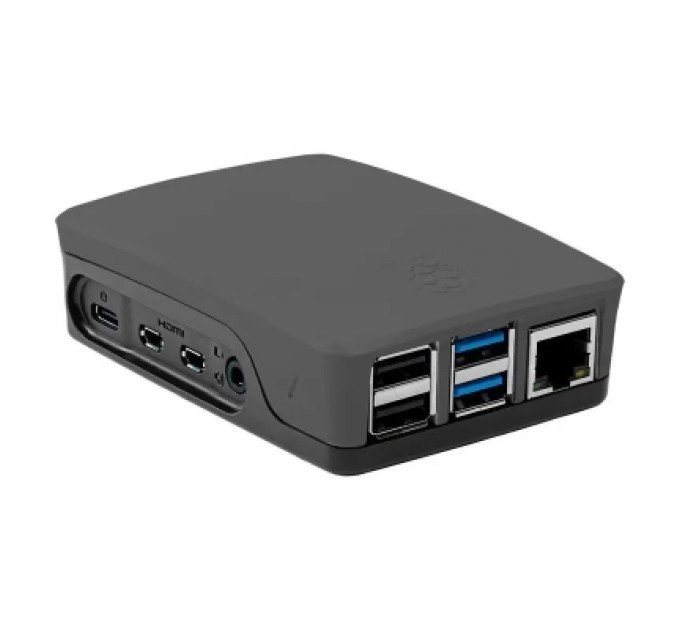 Raspberry Pi Додаткове обладнання до промислового ПК Raspberry Pi RPi 4 Official Case Black/Grey (OFI051)