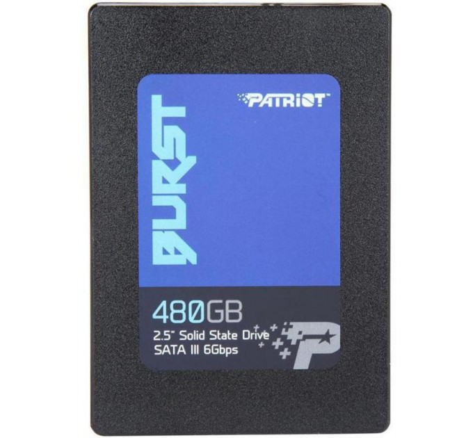 Patriot Накопичувач SSD  480GB Patriot Burst 2.5" SATAIII 3D TLC (PBU480GS25SSDR)