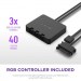 NZXT Кулер до корпусу NZXT F140RGB Duo (RF-D14DF-W1)