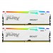 Kingston Fury (ex.HyperX) Модуль пам'яті для комп'ютера DDR5 32GB (2x16GB) 6000 MHz Beast White RGB XMP Kingston Fury (ex.HyperX) (KF560C30BWAK2-32)